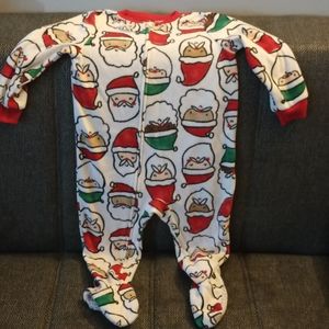 Christmas footie pajama
